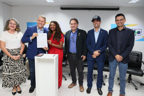 Durante a cerimônia, houve a assinatura do convênio com a UFT que permitirá avaliação contínua dos serviços públicos municipais - Foto: Lia Mara