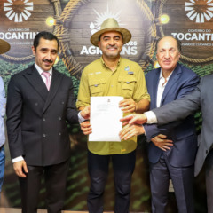 Governador Wanderlei Barbosa destacou que a iniciativa amplia oportunidades no mercado internacional e fortalece a produ&ccedil;&atilde;o tocantinense - Foto: Ant&ocirc;nio Gon&ccedil;alves/Governo do Tocantins
