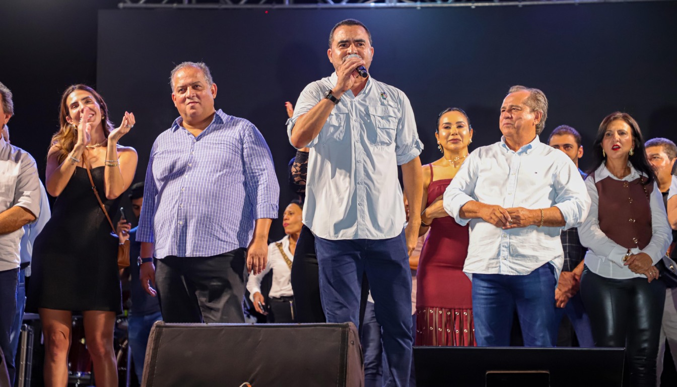 Governador Wanderlei Barbosa participa das comemorações pelos 46 anos de Colméia durante programação realizada no Parque de Exposições do município - Foto: Esequias Araújo/Governo do Tocantins