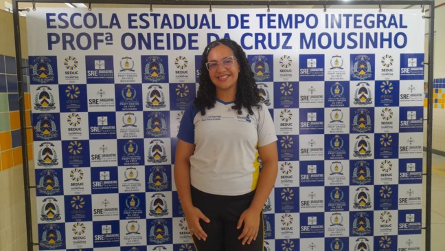 Maria Fernanda ficou muito feliz com a conquista e deseja que sua história inspire outros - Foto: divulgação/Seduc/Governo do Tocantins