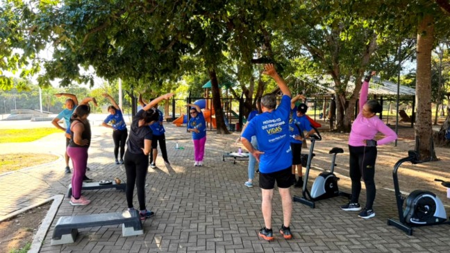 Palmas em movimento: projeto leva atividade física aos parques e incentiva vida saudável ao ar livre