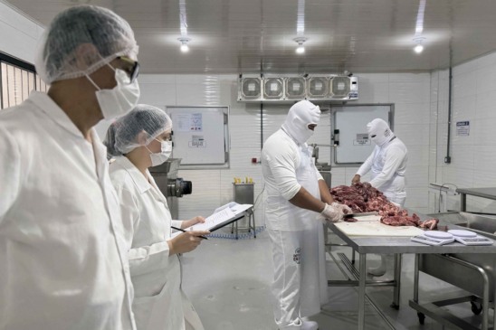 Empresa de carnes em Palmas passa por vistoria para obter selo estadual de comercialização