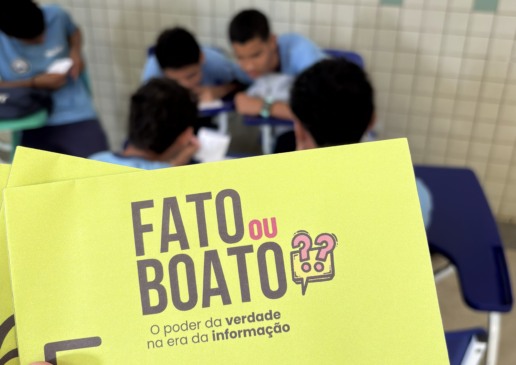 Projeto desenvolvido em escola de Palmas promove conscientização sobre fake news e cidadania digital