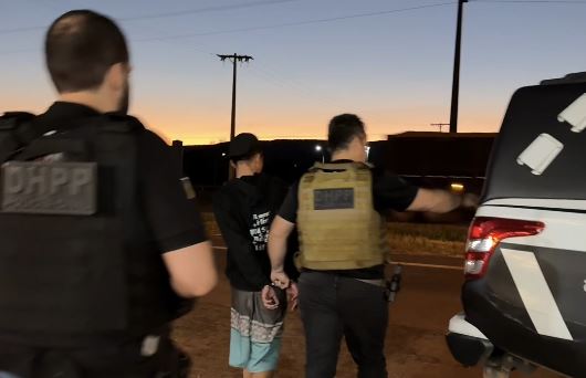 Suspeito de tentativa de homicídio foi preso pela DHPP - Foto: Divulgação PCTO 