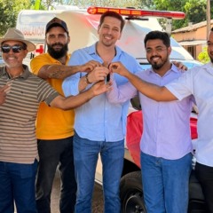 Ve&iacute;culo adquirido com recursos de emenda do deputado Olyntho Neto (MDB) vai atender os moradores do distrito de Araguaci - Foto: Ascom/Olyntho