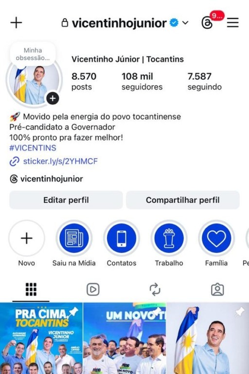 Vicentinho Júnior também sofre ataque virtual de perfis fakes; jurídico toma providências