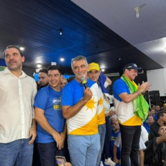 Guimar&atilde;es diz que grupo carrega sentimento de esperan&ccedil;a; Am&eacute;lio pede que povo os leve para o 2&ordm; turno e manda recado: &ldquo;Aqui n&atilde;o tem arrog&acirc;ncia&rdquo;