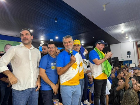 Guimarães diz que grupo carrega sentimento de esperança; Amélio pede que povo os leve para o 2º turno e manda recado: “Aqui não tem arrogância”