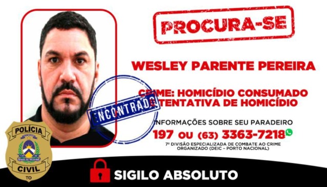 
Sugestão de legenda: Homem apontado como autor de homicídios e tentativas é preso pela Polícia Civil em Porto Nacional - Foto: DICOM SSP TO 
