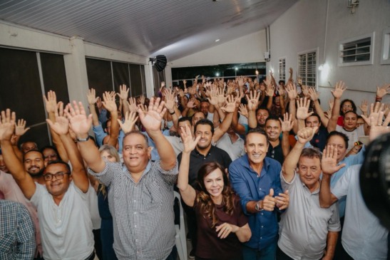 Em Arraias, Dorinha relembra trajetória, ganha depoimentos de confiança no projeto e chega a estimativa de apoio de 90% dos prefeitos da região