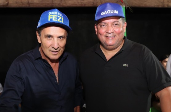 PRÉ-CAMPANHA: Gaguim e Gomes trocam bonés e mostram parceria e alinhamento em Rio dos Bois: “parceria que está dando certo”