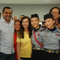 Ao lado de Wanderlei, Dorinha participa da inaugura&ccedil;&atilde;o do novo Col&eacute;gio Militar de Aragua&iacute;na: &ldquo;&eacute; na escola que entregamos o futuro do TO&rdquo;