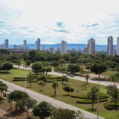 Vista a&eacute;rea da regi&atilde;o de Palmas &mdash; Foto: Edu Fortes/ Prefeitura de Palmas