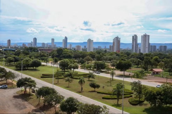 Vista aérea da região de Palmas — Foto: Edu Fortes/ Prefeitura de Palmas