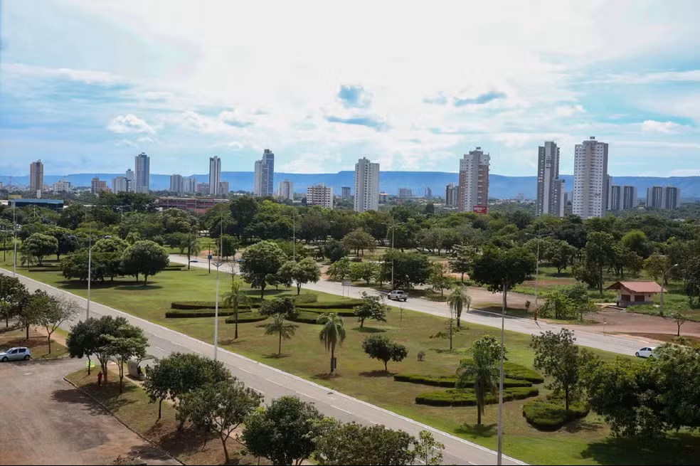 Vista aérea da região de Palmas — Foto: Edu Fortes/ Prefeitura de Palmas Vista aérea da região de Palmas — Foto: Edu Fortes/ Prefeitura de Palmas