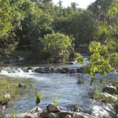 O Camping atrai turistas nas Serras Gerais com rios de &aacute;guas cristalinas &mdash; Foto: Reprodu&ccedil;&atilde;o/Arquivo pessoal de Andreia Barbosa