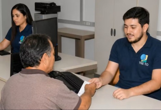 Atendimento será realizado de 1º a 3 de maio, das 8h às 14h — Foto: Divulgação/TRE-TO
