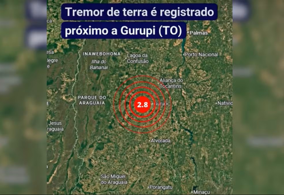 O tremor foi registrado na madrugada desta quinta-feira (21) — Foto: Divulgação/Rede Sismográfica Brasileira O tremor foi registrado na madrugada desta quinta-feira (21) — Foto: Divulgação/Rede Sismográfica Brasileira