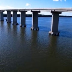 Ponte sobre o Rio Araguaia na BR-230 que liga TO e PA &mdash; Foto: DNIT/Divulga&ccedil;&atilde;o