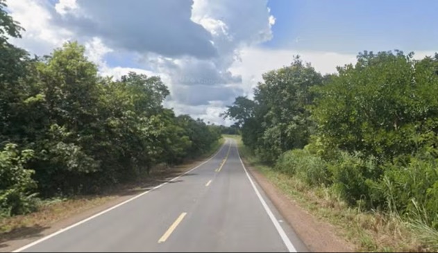Trecho da TO-336 em Guaraí, na região centro-norte do Tocantins — Foto: Reprodução/Google Street View