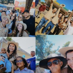 Na maior cavalgada do mundo, Dorinha faz trajeto com Wagner e outros aliados e recebe carinho popular pelas ruas&nbsp;