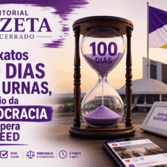 EDITORIAL GAZETA: H&aacute; exatos 100 dias das urnas, o rel&oacute;gio da democracia n&atilde;o espera pelo feed