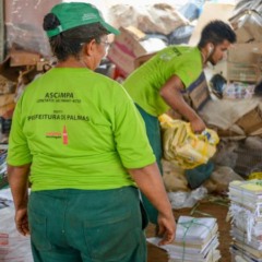 Catadores de materiais recicl&aacute;veis em Palmas ter&atilde;o incentivo de R$ 1 mil por m&ecirc;s com novo programa