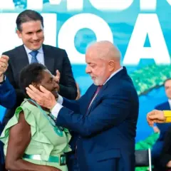 Presidente Lula em Cerim&ocirc;nia de an&uacute;ncios relacionados ao Dia Mundial do Meio Ambiente, no Pal&aacute;cio do Planalto | Foto: Ricardo Stuckert / PR
