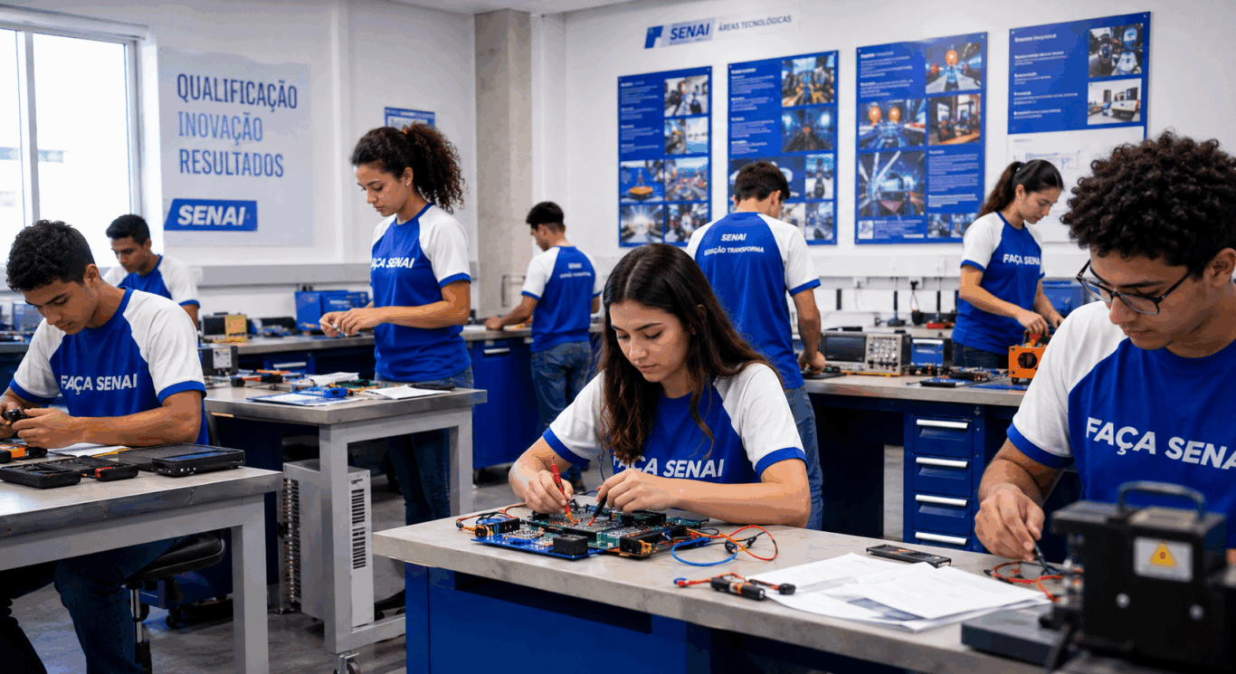 Quer fazer um curso técnico? Saiba como obter bolsa ou desconto no SENAI Tocantins