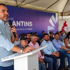 Governador do Tocantins, Wanderlei Barbosa, inaugurou o frigor&iacute;fico Frigotins Alimentos, em Anan&aacute;s, fortalecendo a pol&iacute;tica estadual de incentivo &agrave; agroind&uacute;stria e de moderniza&ccedil;&atilde;o da cadeia produtiva da carne bovina - Foto: Esequias Ara&uacute;jo/Governo do Tocantins