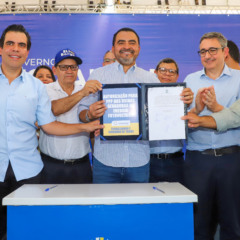 Governador Wanderlei Barbosa autoriza implanta&ccedil;&atilde;o de 10 usinas fotovoltaicas por meio de Parceria P&uacute;blico-Privada - Foto: Aldemar Ribeiro/Governo do Tocantins