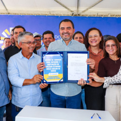 Governador Wanderlei Barbosa assina nova Ordem de Servi&ccedil;o do projeto Obra Toda Semana e garante melhorias para infraestrutura escolar de Angico - Foto: Esequias Ara&uacute;jo/Governo do Tocantins