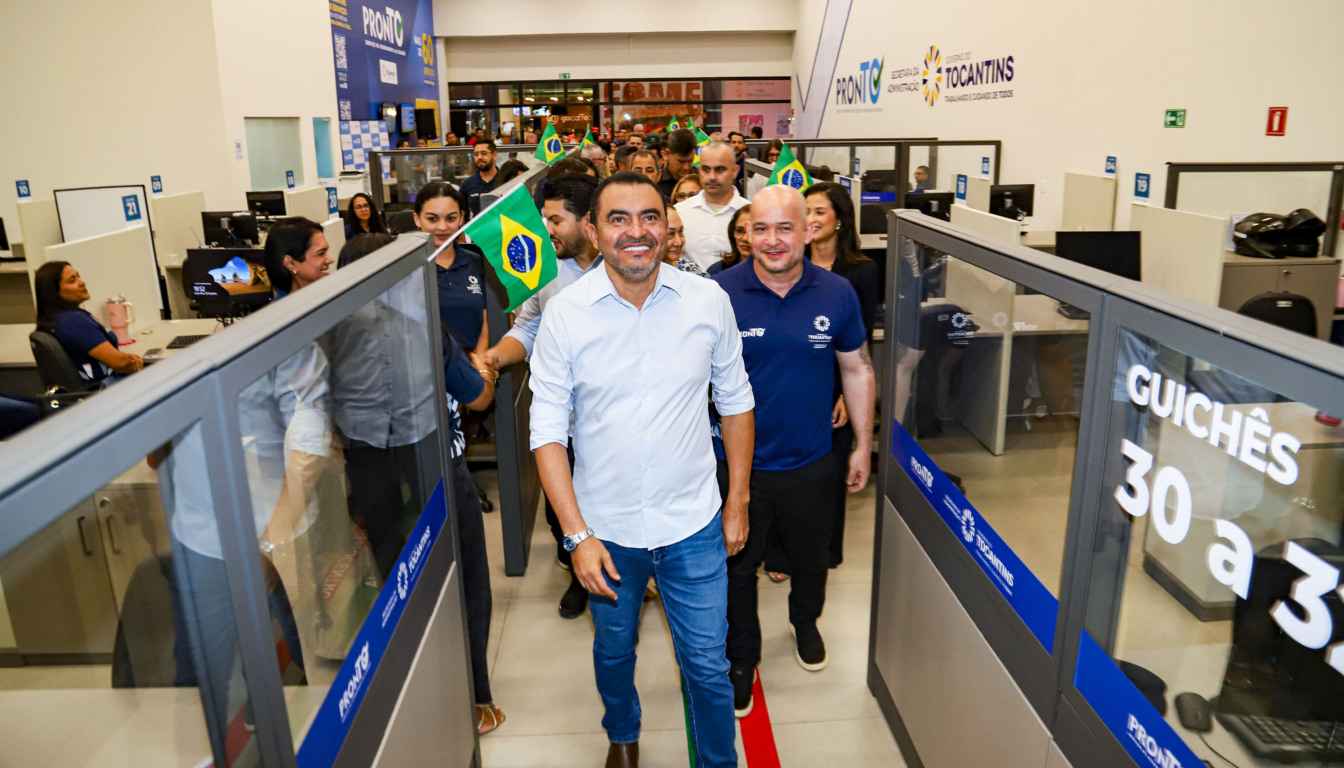 Governador do Tocantins, Wanderlei Barbosa, realizou uma visita institucional, nesta sexta-feira, 26, à unidade do PronTO, em Araguaína - Foto: Ademir dos Anjos/Governo do Tocantins