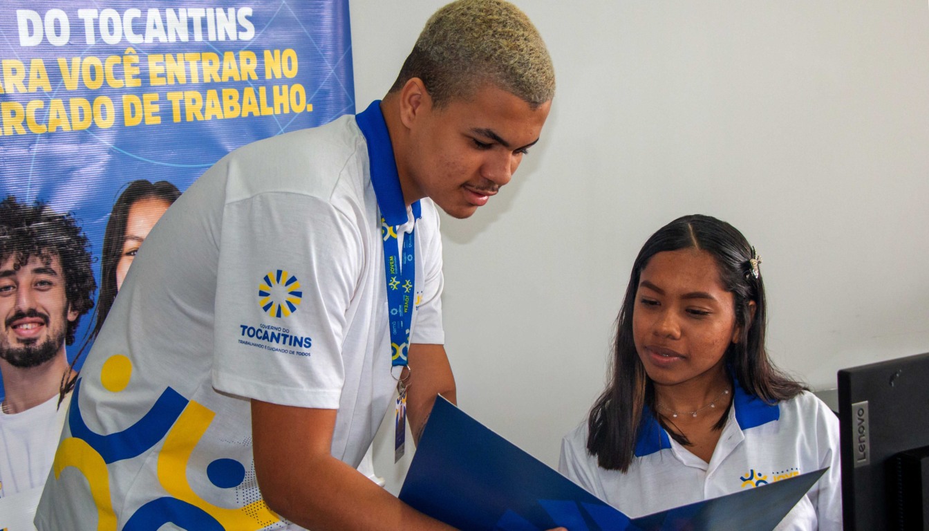 Programa Jovem Trabalhador possibilita o acesso à qualificação profissional e à experiência do primeiro emprego formal remunerado - Carlessandro Souza/Governo do Tocantins Programa Jovem Trabalhador possibilita o acesso à qualificação profissional e à experiência do primeiro emprego formal remunerado - Carlessandro Souza/Governo do Tocantins