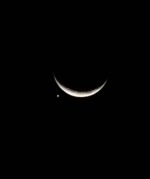Lua e v&ecirc;nus no c&eacute;u de Palmas - Foto: Daniel Lelis 
