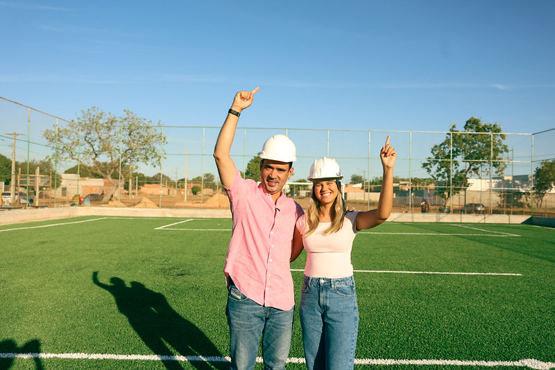 Vicentinho Júnior vistoria obras do Centro Esportivo Comunitário em Luzimangues e reforça compromisso com o esporte e o lazer no Tocantins Vicentinho Júnior vistoria obras do Centro Esportivo Comunitário em Luzimangues e reforça compromisso com o esporte e o lazer no Tocantins