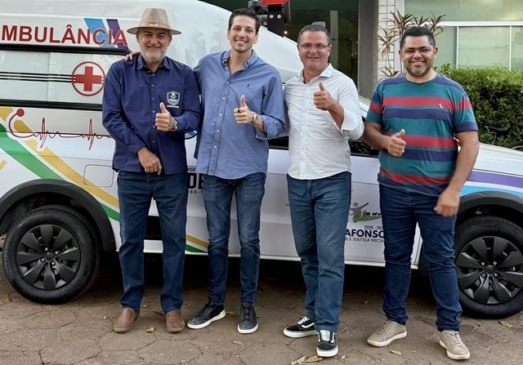 Deputado Olyntho garante nova ambulância para fortalecer os serviços de saúde em Pedro Afonso