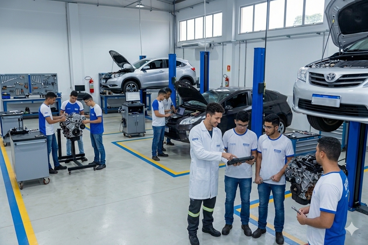 Instrutor-Automotivo_Gerado-por-IA SENAI Tocantins reabre vagas para instrutores e agentes 2026