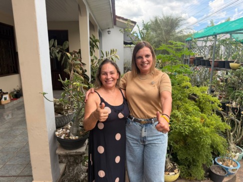 Claudia Lelis amplia base política no Bico do Papagaio com apoio de Dona Carmen Alcântara