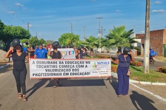 Sindicato acusa gestão de bloquear acesso de professores às escolas durante greve em cidade do TO