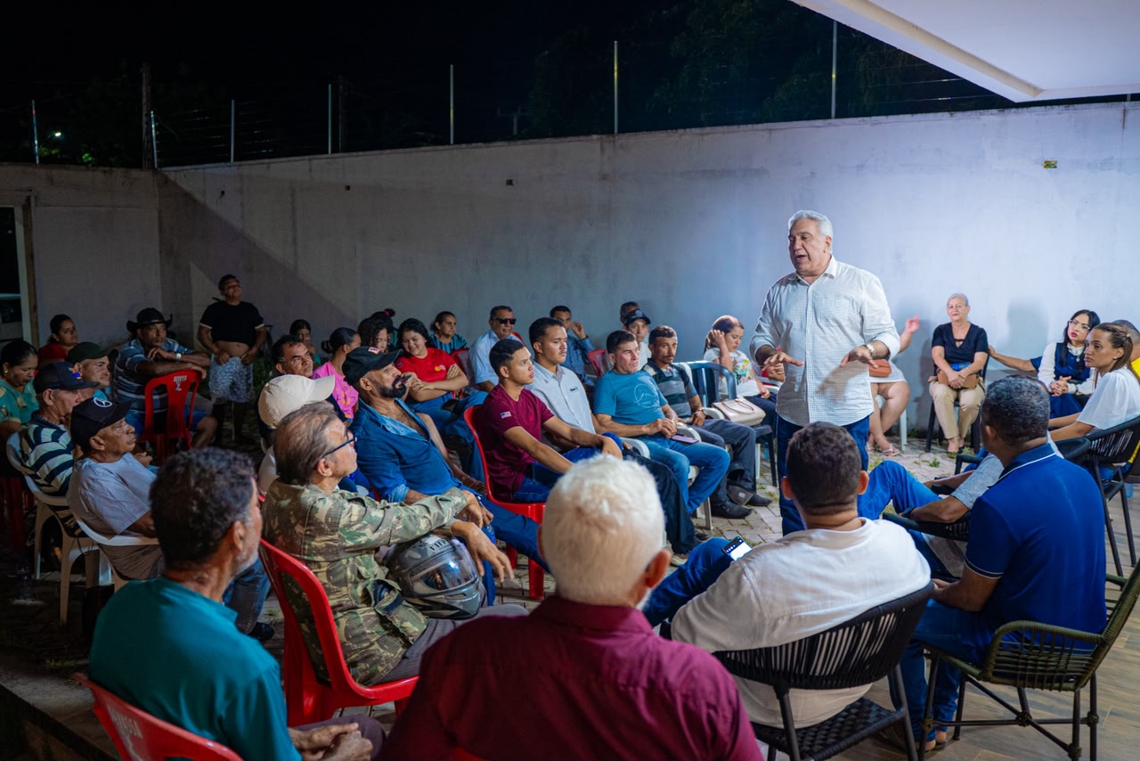Laurez Moreira defende plano de desenvolvimento para o Bico do Papagaio durante visita a São Miguel do Tocantins