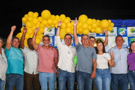 Vicentinho Jr é recebido por prefeito em Figueirópolis, participa de inauguração e destaca investimentos na cidade