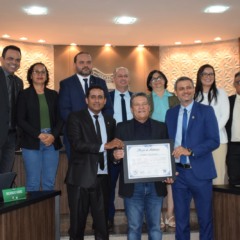 C&acirc;mara de Para&iacute;so homenageia Osires Damaso com Mo&ccedil;&atilde;o de Aplausos