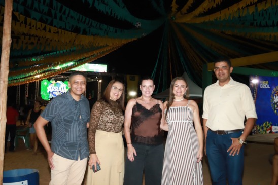 Claudia Lelis destaca força da cultura e do turismo durante tradicional Arraiá do Rio em Rio da Conceição