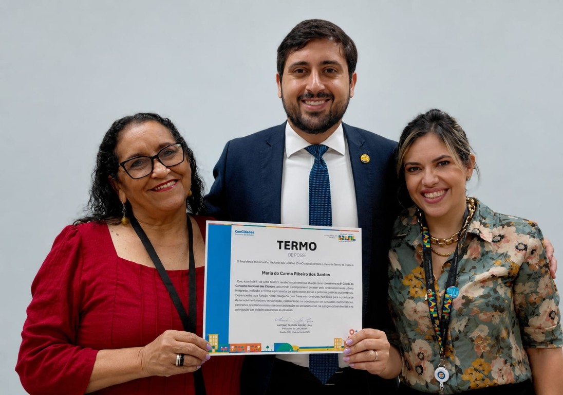 Diretora da Facomto e da Conam toma posse como Conselheira Titular no ConCidades, em Brasília Diretora da Facomto e da Conam toma posse como Conselheira Titular no ConCidades, em Brasília