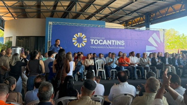 Gaguim “rouba a cena” em evento e quer Wanderlei na disputa pela prefeitura de Palmas em 2028: “vai ser o futuro prefeito”