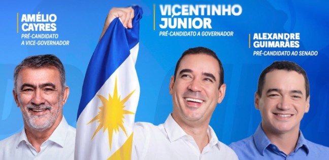 Vicentinho Júnior marca para dia 8 de julho ato de pré-campanha em Araguaína no Centro de Convenções