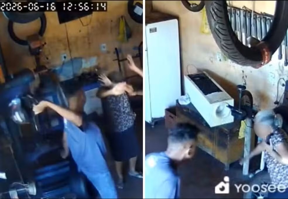 Mãe foi agredida pelo próprio filho em Guaraí (TO) — Foto: Reprodução/Redes Sociais Mãe foi agredida pelo próprio filho em Guaraí (TO) — Foto: Reprodução/Redes Sociais