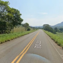 Rodovia TO-222, trecho em Aragominas (TO) &mdash; Foto: Reprodu&ccedil;&atilde;o/Google