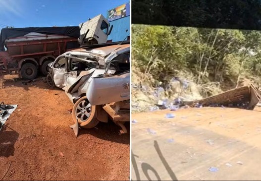 Acidentes de trânsito na BR-010 no Tocantins — Foto: Divulgação/CBM/Instagram Amigo Quarteirão Oficial